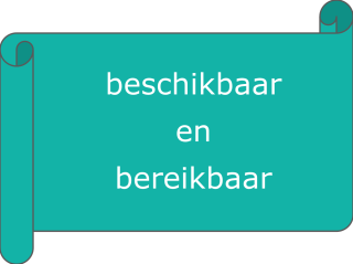 Beschikbaar en bereikbaar